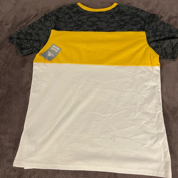 DISNEY WORLD STAR WARS REBEL BLACK & GOLD CAMO T-SHIRT MENS XL - Picture 2 of 4